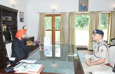 ADG Shri Abhinav Kumar made a courtesy call on Governor