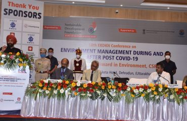 Governor addressed the Dehradun Sustainable Development Foundation program.