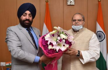 राज्यपाल ने नई दिल्ली में मेघालय के राज्यपाल श्री सत्यपाल मलिक से शिष्टाचार भेंट की।