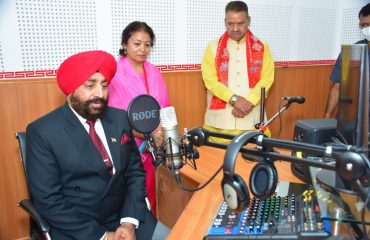 Governor inaugurated the country's first Gorkhali Community Radio Station 