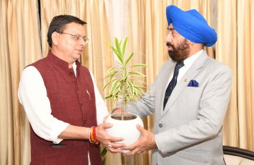 Chief Minister called on Governor at Raj Bhawan on Friday.