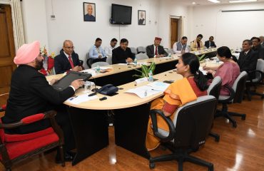Governor took a meeting of Vice Chancellors of all state universities and officers of higher education.