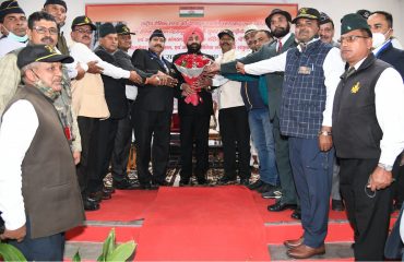 03-11-2021 : Governor participated in the Ex-Servicemen Conference organized by Rashtriya Sainik Sanstha.