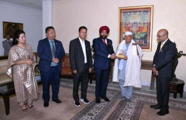 On the occasion of National Tribal Pride Day at Raj Bhavan, the Governor honored him for the excellent work done in the tribal area.