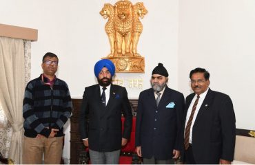 Deputy Director of Rashtriya Drishti Divyangjan Shasktikaran Sansthan called on Governor