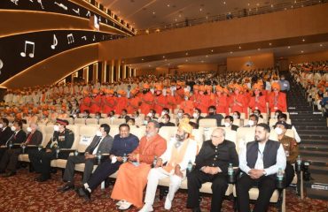 presence of President Shri Ram Nath Kovind, Governor participated in the first convocation of Patanjali University.