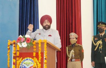 Governor while addressing a program organized at Sainik School Ghodkhal, Nainital.