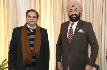 State Chief Information Commissioner Mr. Anil Chandra Punetha paid a courtesy call on Governor