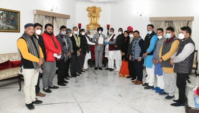 The delegation of Bharatiya Janata Party submitted a memorandum to the Governor regarding the 