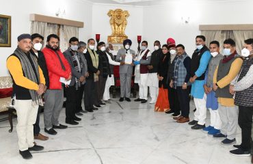 The delegation of Bharatiya Janata Party submitted a memorandum to the Governor regarding the 