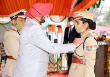 Governor honored police personnel for their excellent performance on the occasion of Republic Day celebrations held at Parade Ground.;?>