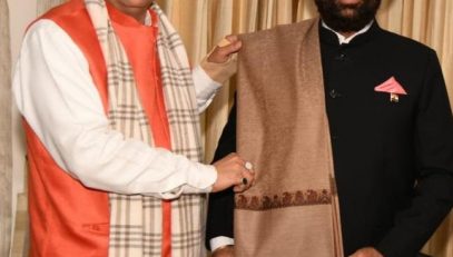 Chief Minister Pushkar Singh Dhami met the Governor on Tuesday.