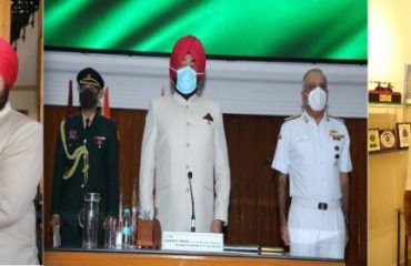 Governor during a program organized at College of Defense Management, Secunderabad, Telangana.