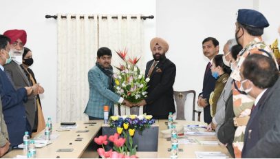 Governor on the occasion of a meeting organized in connection with Vasantotsav, at Raj Bhavan.