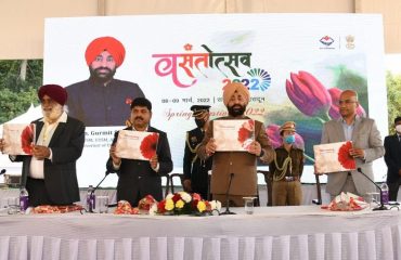 Governor while also releasing the Coffee Table Book of the Horticulture Department on the occasion of the 6-two day Vasantotsav-2022.