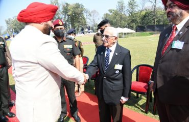 the occasion of a program organized at RIMC, Garhi Cantt, Dehradun on the centenary year of the establishment of RIMC.