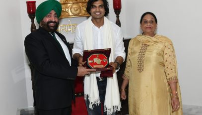 Olympian Shri Neeraj Chopra called on Governor