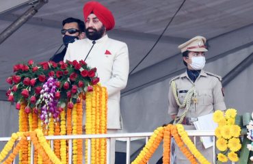 Governor Lt Gen Gurmeet Singh (Seni) also administered the oath of office and secrecy to the ministers.