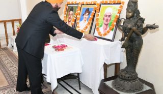 Governor paid emotional tributes to Shaheed Bhagat Singh, Sukhdev and Rajguru.