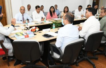 Governor held a meeting with Vice Chancellors of private universities at Raj Bhawan.