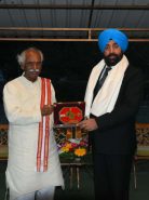 Governor of Haryana, Mr. Bandaru Dattatreya, presented a courtesy call on the Governor at Raj Bhavan.