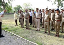 Governor with officers and employees working in Corbett Tiger Reserve.