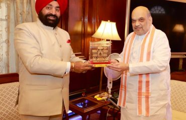 Governor paid a courtesy call on the Union Home Minister, Shri Amit Shah, in New Delhi.