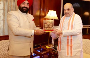 राज्यपाल ने नई दिल्ली में केन्द्रीय गृह मंत्री श्री अमित शाह से शिष्टाचार भेंट की।