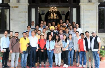 Governor met the media representatives of Nainital on Thursday.
