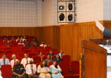 Governor Lt Gen Gurmit Singh (Retd) addressing at the book release program at Raj Bhawan.