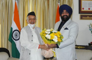 Governor of Maharashtra, Shri Bhagat Singh Koshyari paid a courtesy call on the Governor.