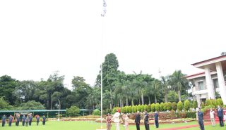 स्वतंत्रता दिवस के अवसर पर राजभवन में किया ध्वजारोहण।