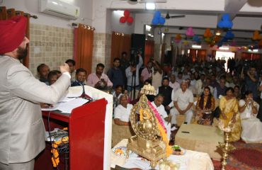 भूपतवाला, हरिद्वार में अखिल भारतीय अग्रवाल सम्मेलन कार्यक्रम को संबोधित करते हुए राज्यपाल।