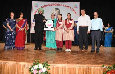 An English debate competition was organized by the Udita Gera Memorial Trust at Raj Bhawan on Friday.