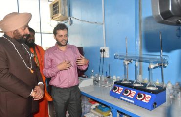 Governor inspecting Shri Krishnan Gau Raksha Shala and CNG Biofertilizer Plant at Haridwar.