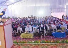 Governor Lt Gen Gurmit Singh (Retd) addressing the 6th convocation program at DIT University.;?>