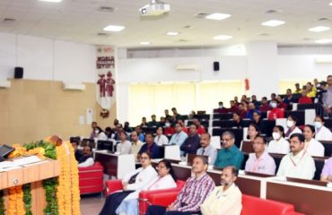 Governor addressing the Trauma Week program on the occasion of 'World Trauma Day', at MS Rishikesh.