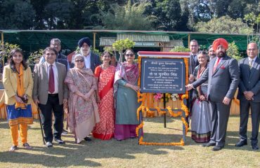 Governor Lt Gen Gurmit Singh (Retd) inaugurating the expansion of Bonsai Garden at Raj Bhawan.