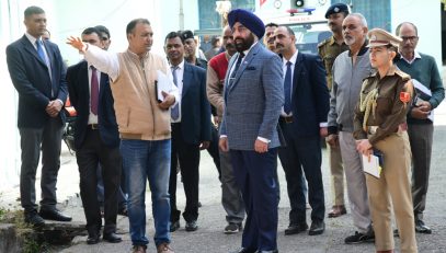 Governor inspected the Employees' Residential Colony