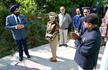 Governor inspected the Employees' Residential Colony of Raj Bhavan.