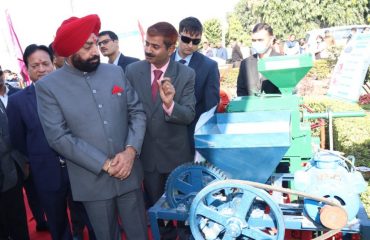 Governor Lt. Gen. Gurmit Singh (Retd) is all appreciation for the exhibition showcase at GB Pant University of Agriculture and Technology.