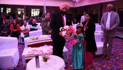 Governor Lt Gen Gurmit Singh (Retd) participates at the annual function of Sharp Memorial Blind School.