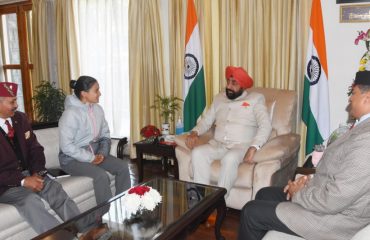 Governor Lt. Gen. Gurmit Singh (Retd) in conversation with Preeti Negi