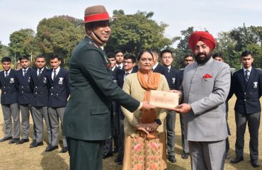 Governor and Chief Minister Pushkar Singh Dhami met the cadets of RIMC who came to Raj Bhavan and wished them a happy new year.