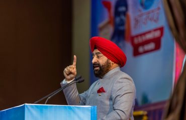 मध्यप्रदेश, इंदौर में नर्मदा साहित्य मंथन द्वारा आयोजित “भोज पर्व“ कार्यक्रम को संबोधित करते हुए राज्यपाल।