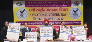 Governor releasing the calendar prepared by the Chief Electoral Officer's office.