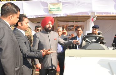 Governor inspects the stalls at the two-day 