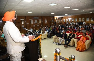 Governor addresses the gathering at the National workshop organized in collaboration with the Rehabilitation Council of India.