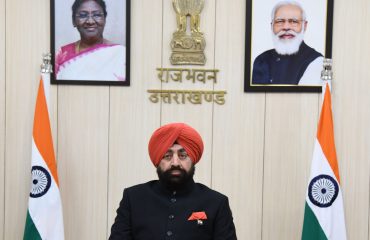 राजभवन देहरादून से गोविन्द बल्लभ पंत कृषि एवं प्रौद्योगिक विश्वविद्यालय, पंतनगर के 113वें अखिल भारतीय किसान मेले और कृषि प्रदर्शनी को वर्चुअली संबोधित करते हुए राज्यपाल।
