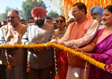 Governor and Chief Minister Pushkar Singh Dhami inaugurating the Vasantotsav-2023 at Raj Bhawan.;?>